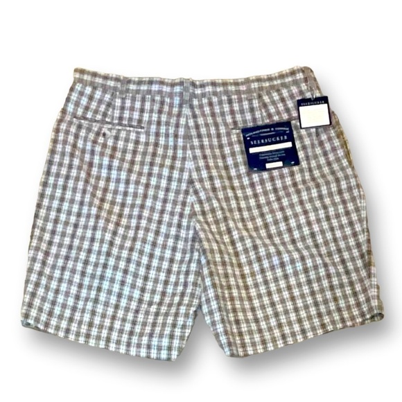 Roundtree and Yorke Shorts Size 40 Plaid Relaxed Pleated Front 9.5” Inseam NWT - Picture 2 of 4